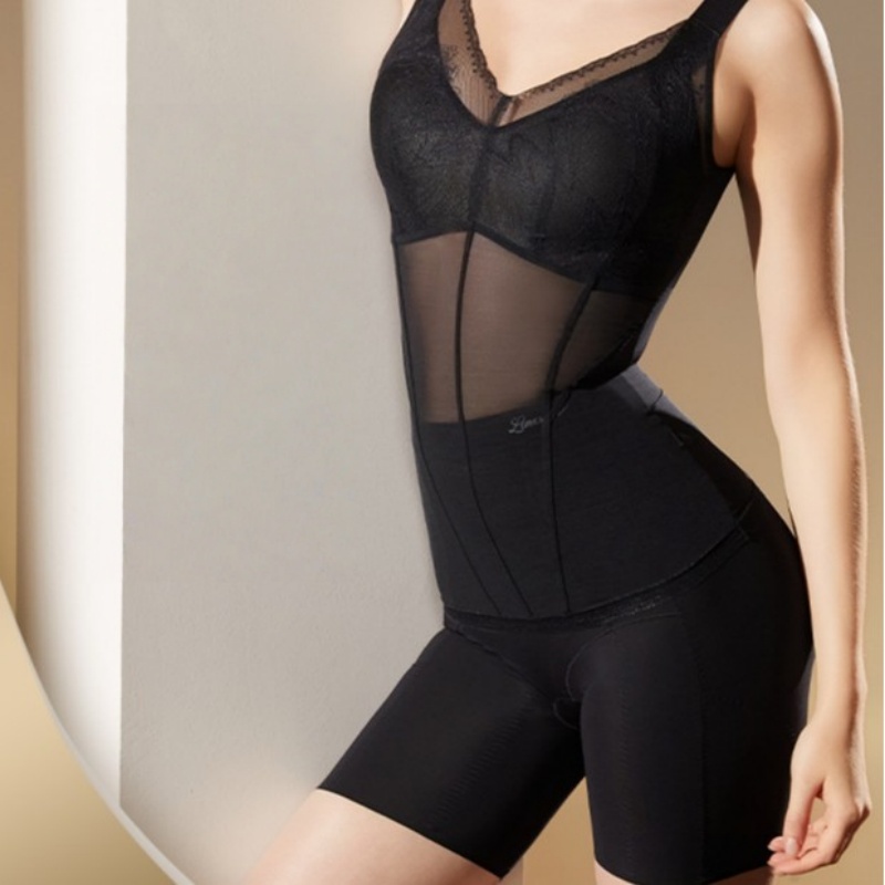 Womens Shapewear Corset Bra Cami - Lace Tank Top Tummy Control Belly Girdle